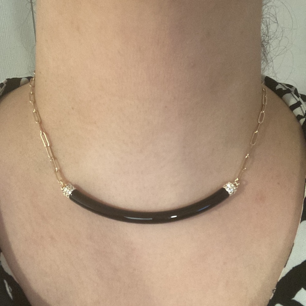 DKNY
Gold-Tone Curved Bar Link Necklace - Picture 10 of 10